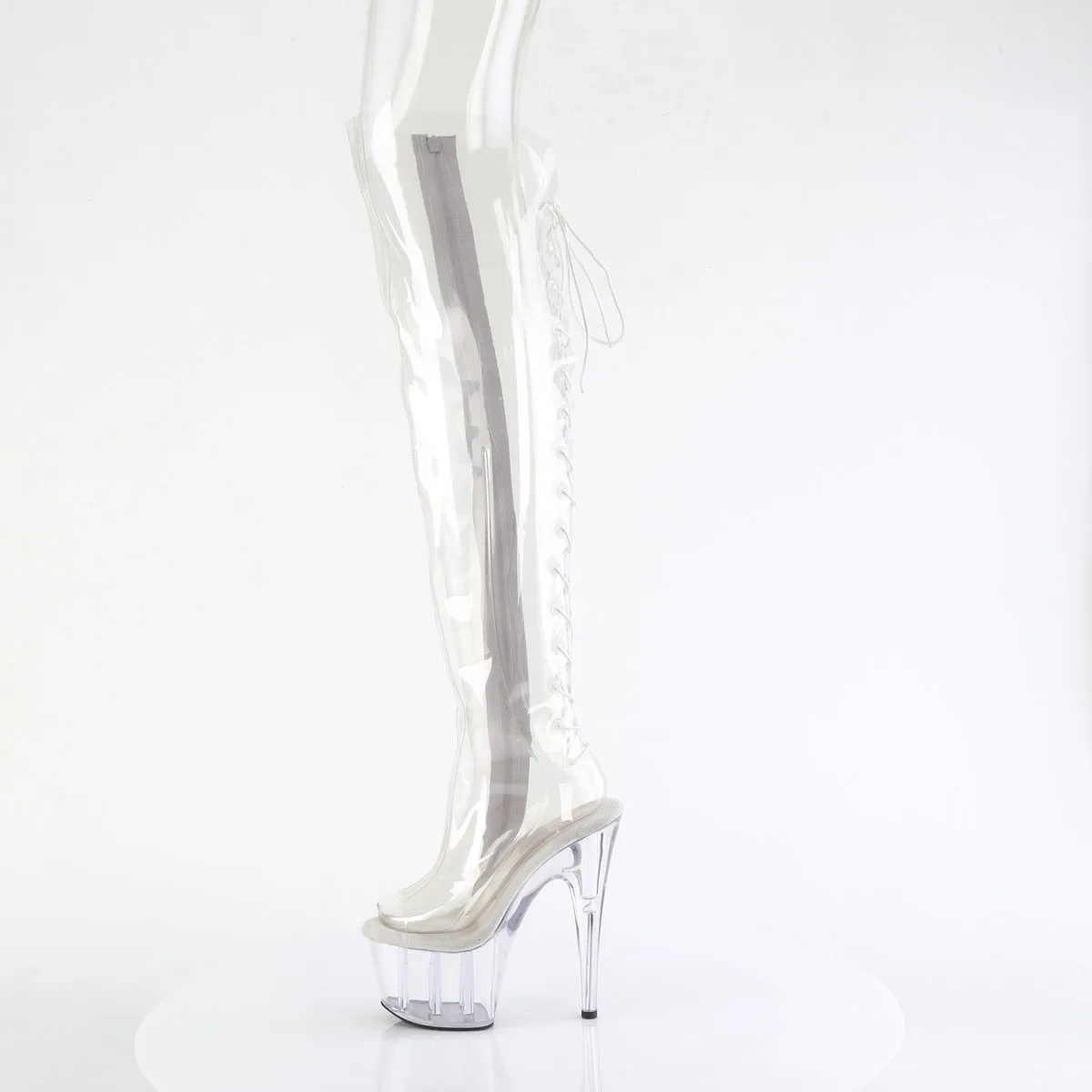 ADORE-3019C Pleaser Clear Sexy Platform Shoes (Pole Dancing Heels)