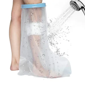 Aozzy Leg Cast Cover,Leg Cast Protector Keep Bandage Dry for Shower, Watertight Cast Bag for Wound Foot(Adult Long Leg)