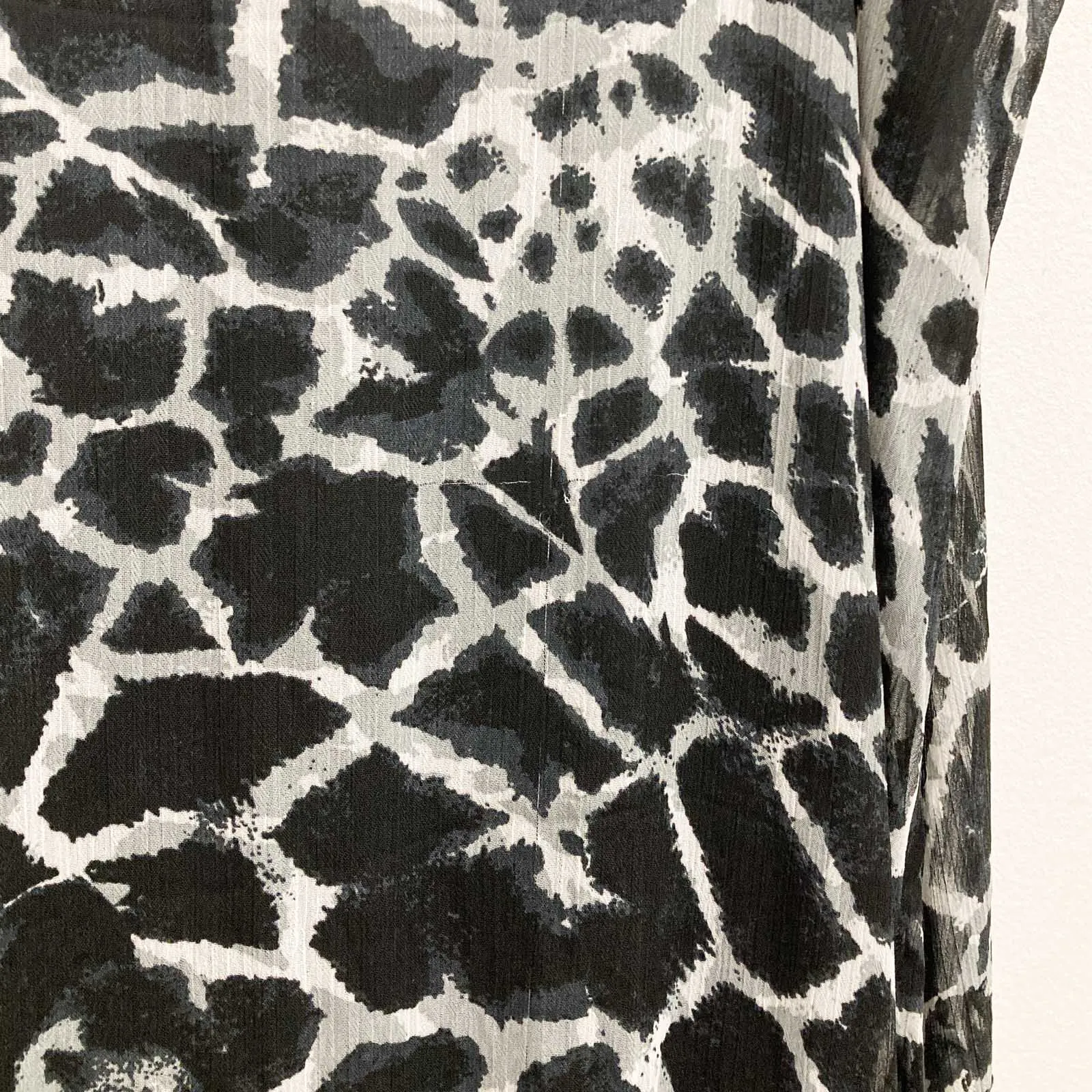 Arna York City Chic Dress UK 20 Black Animal Print Maxi