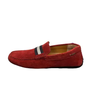 Bally Men's Pearce Garnet Leather Loafers