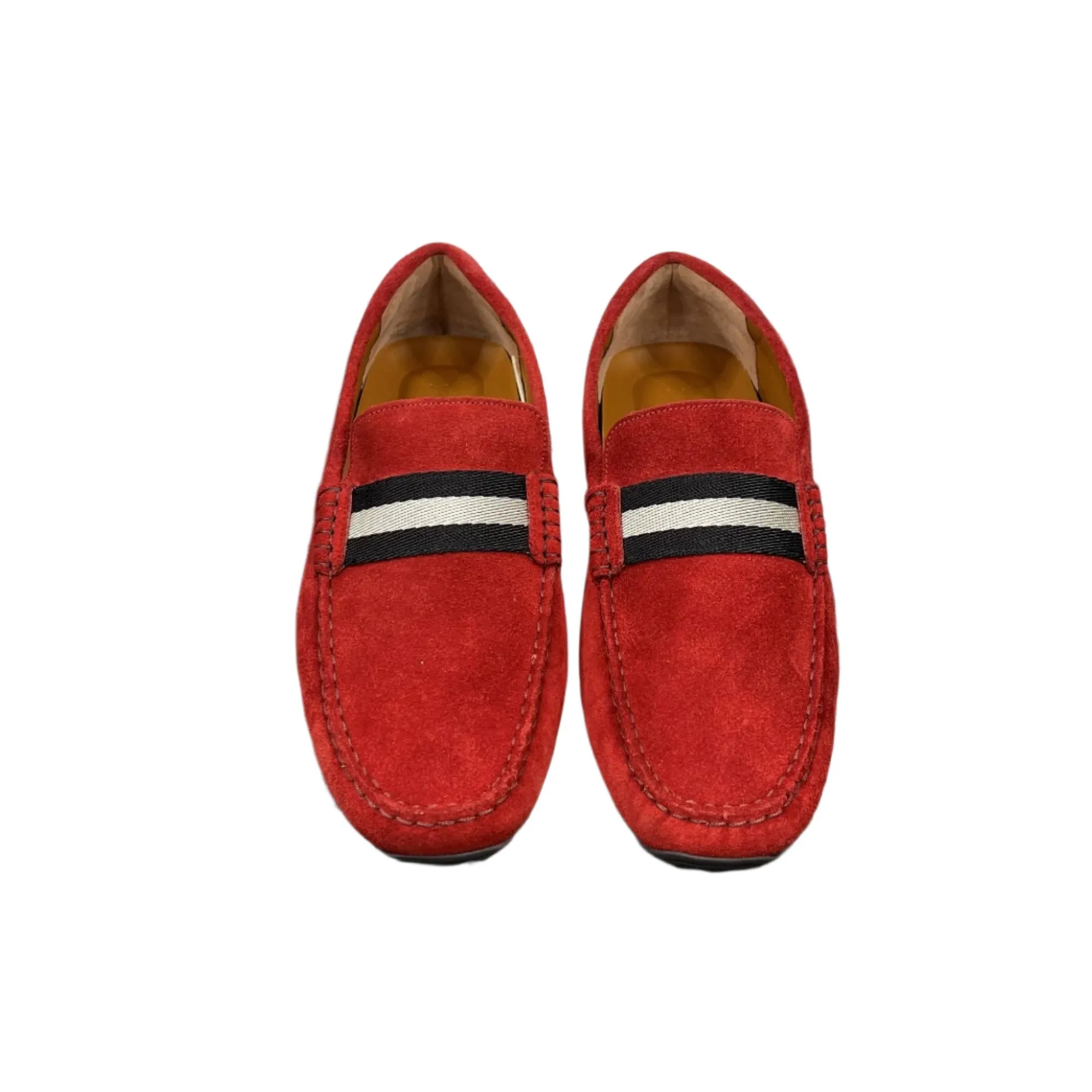 Bally Men's Pearce Garnet Leather Loafers