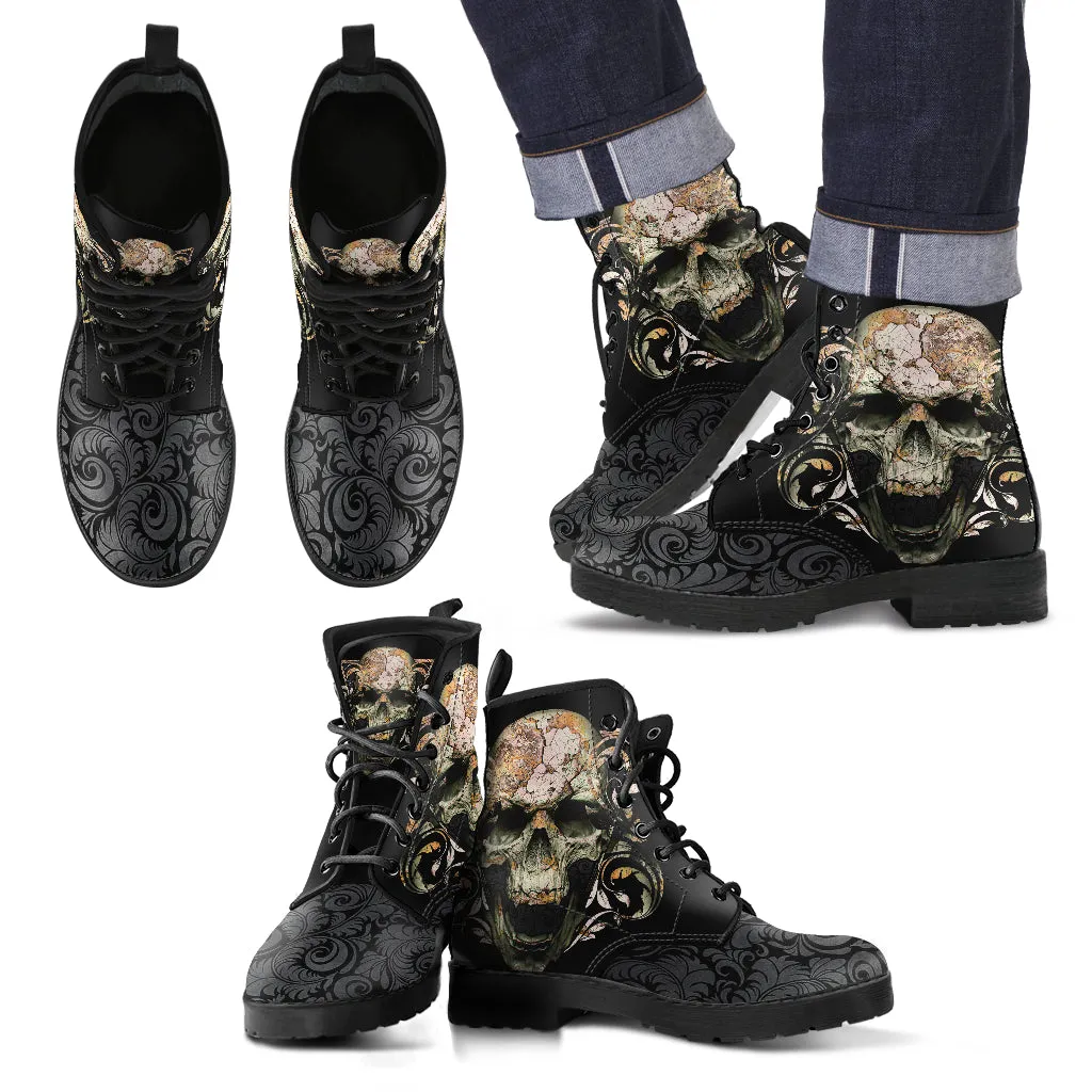 BROKEN SKULL BOOTS - FREE SHIPPING WORLDWIDE
