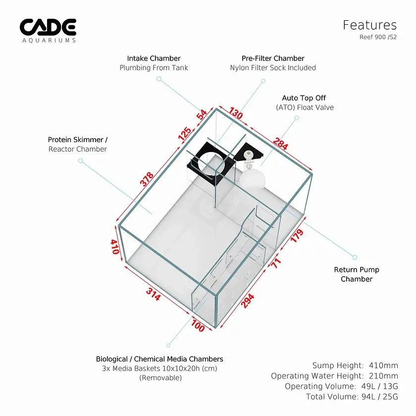 Cade Pro Reef 900 S2 PR2-900