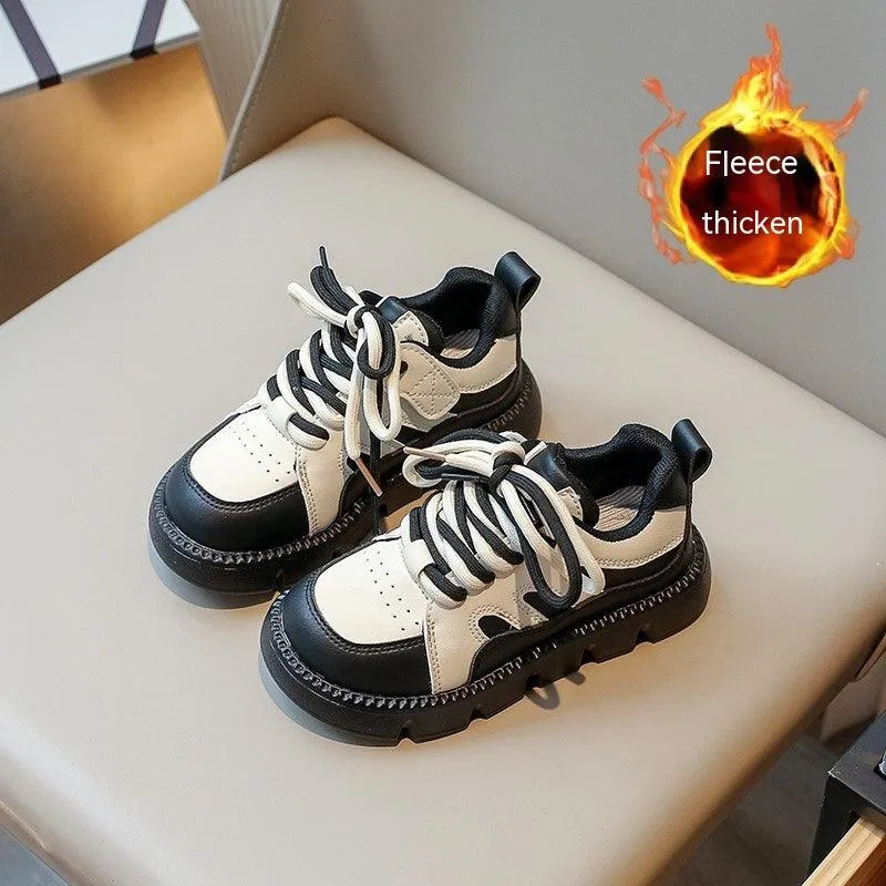 Children's Sneaker Fleece Lined For Women Platform