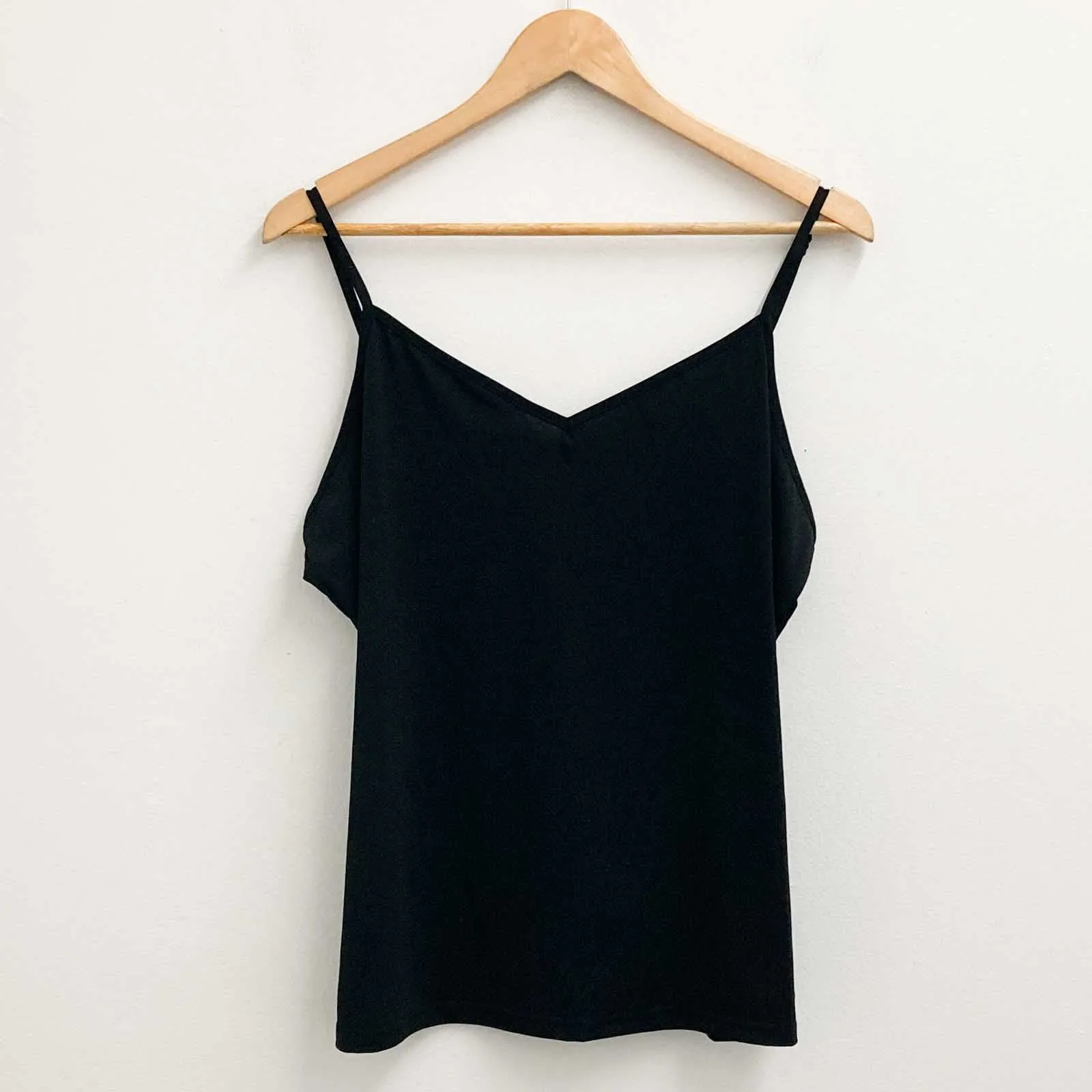City Chic 3 x Cami Vest Tops Black & Peach UK 16