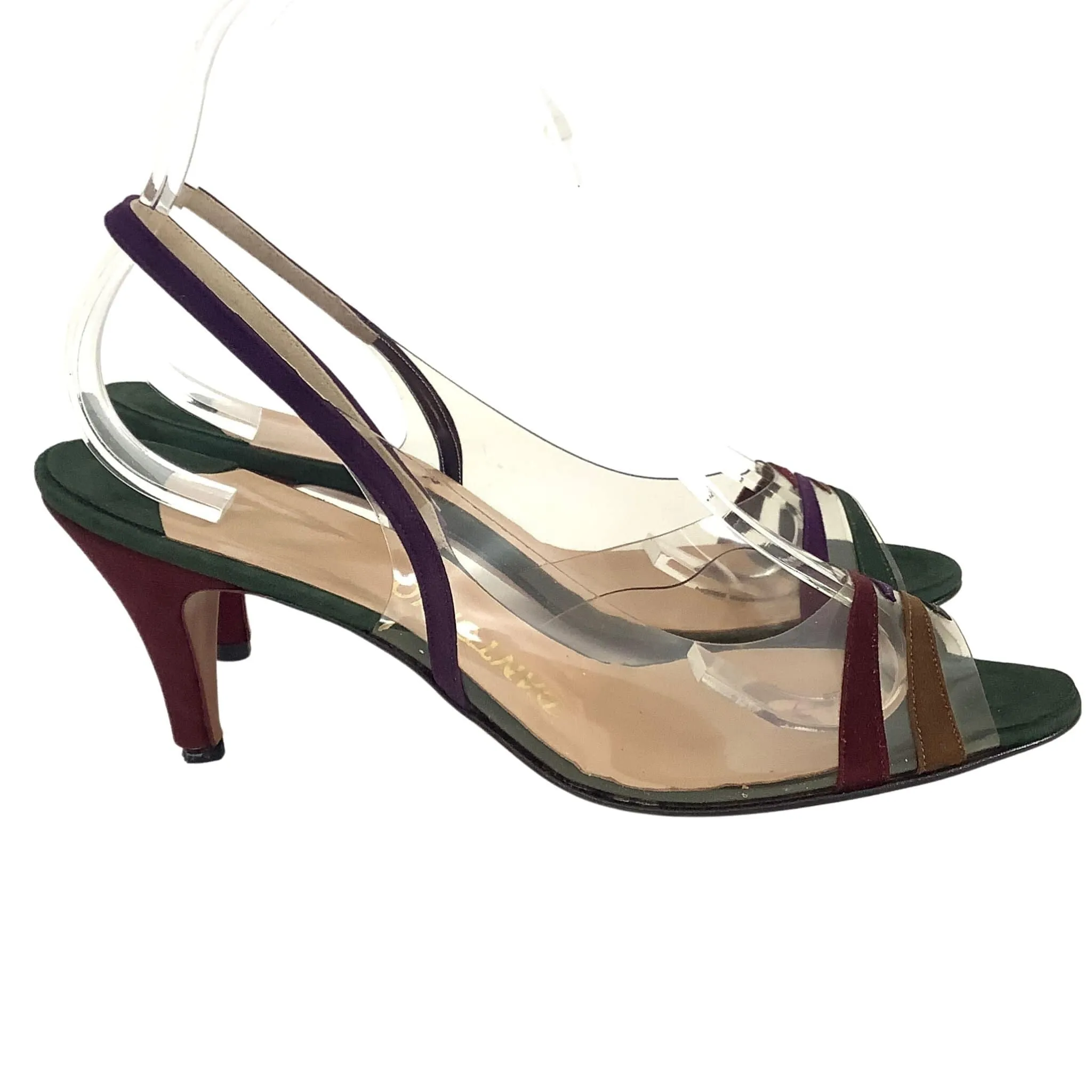 Clear Slingback Heels