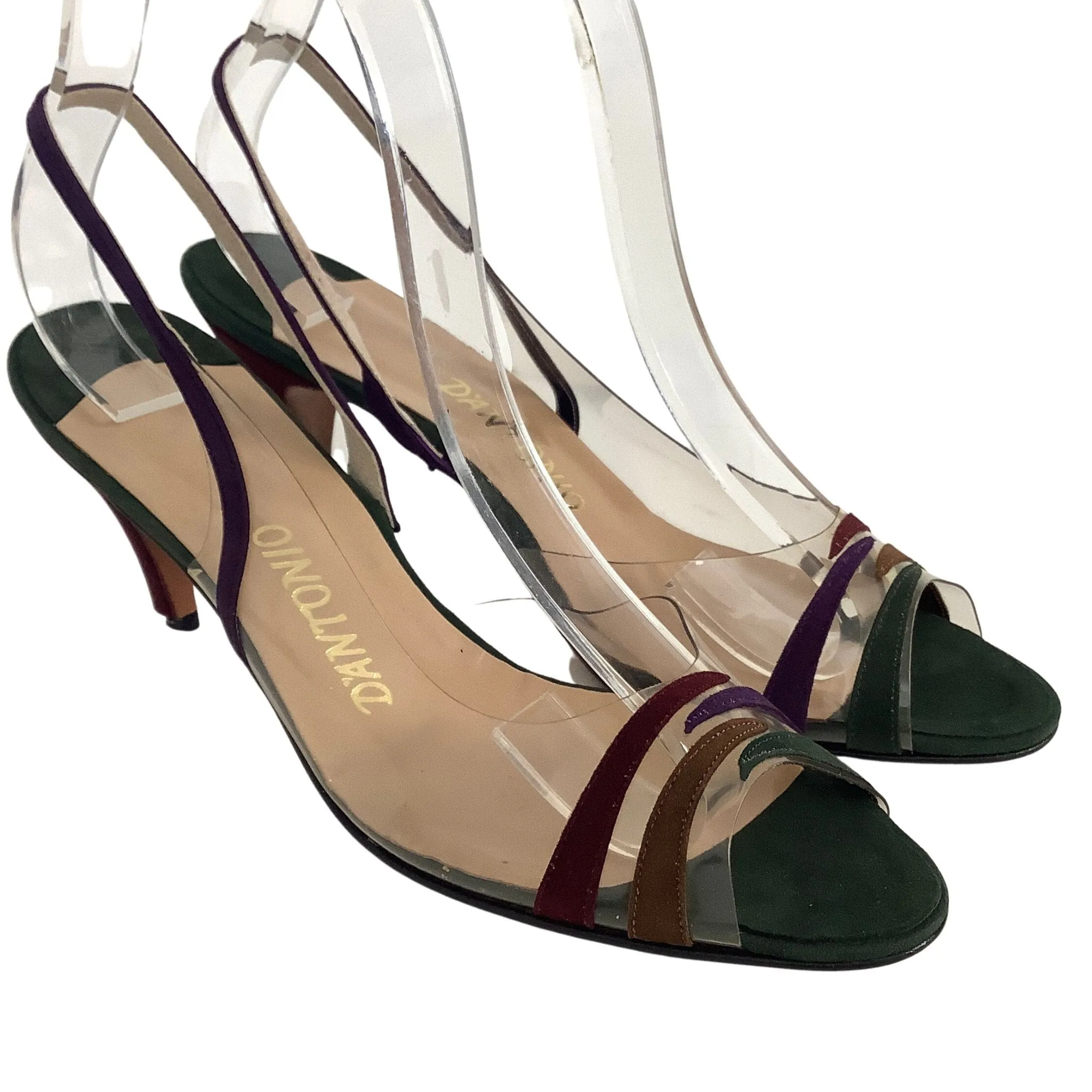 Clear Slingback Heels