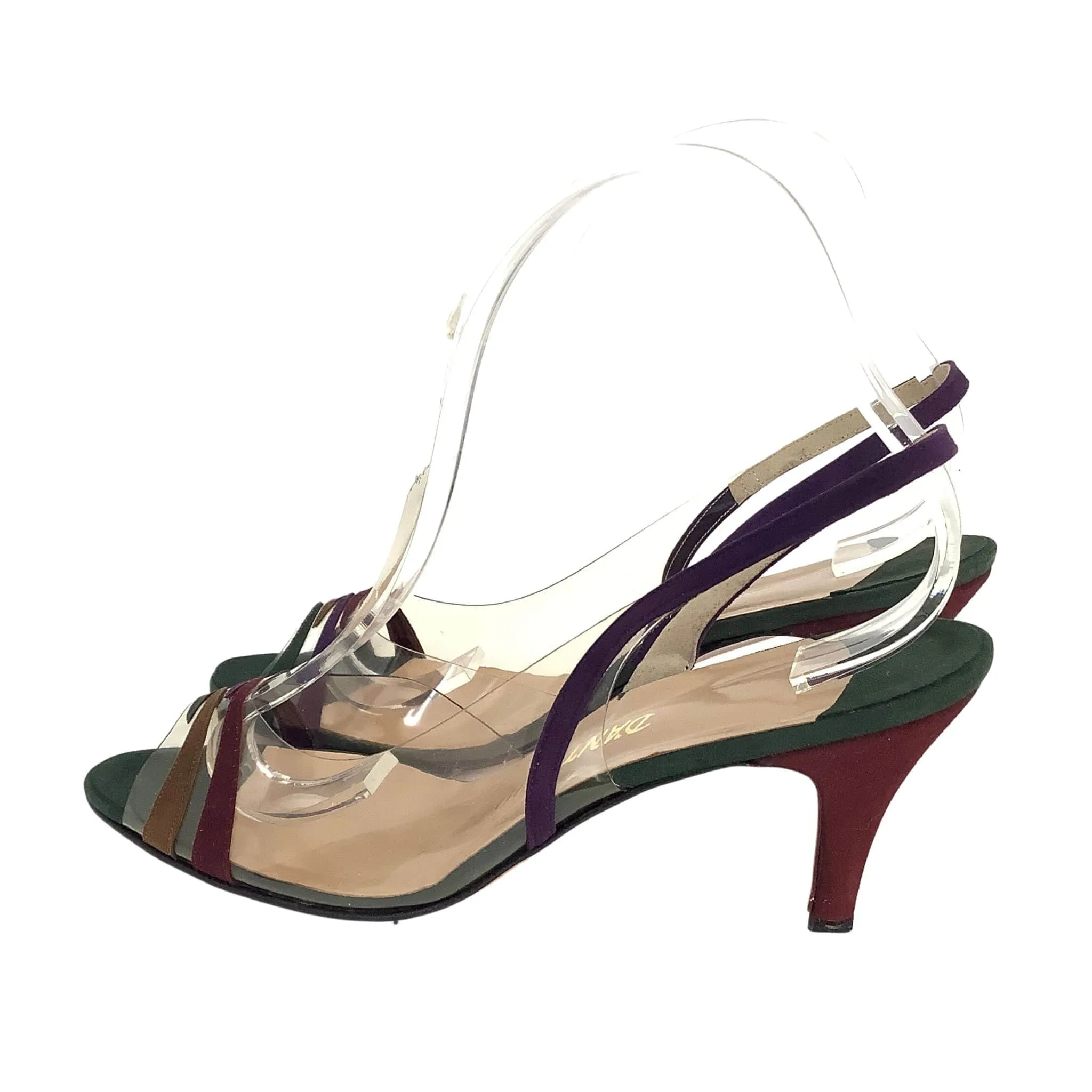 Clear Slingback Heels