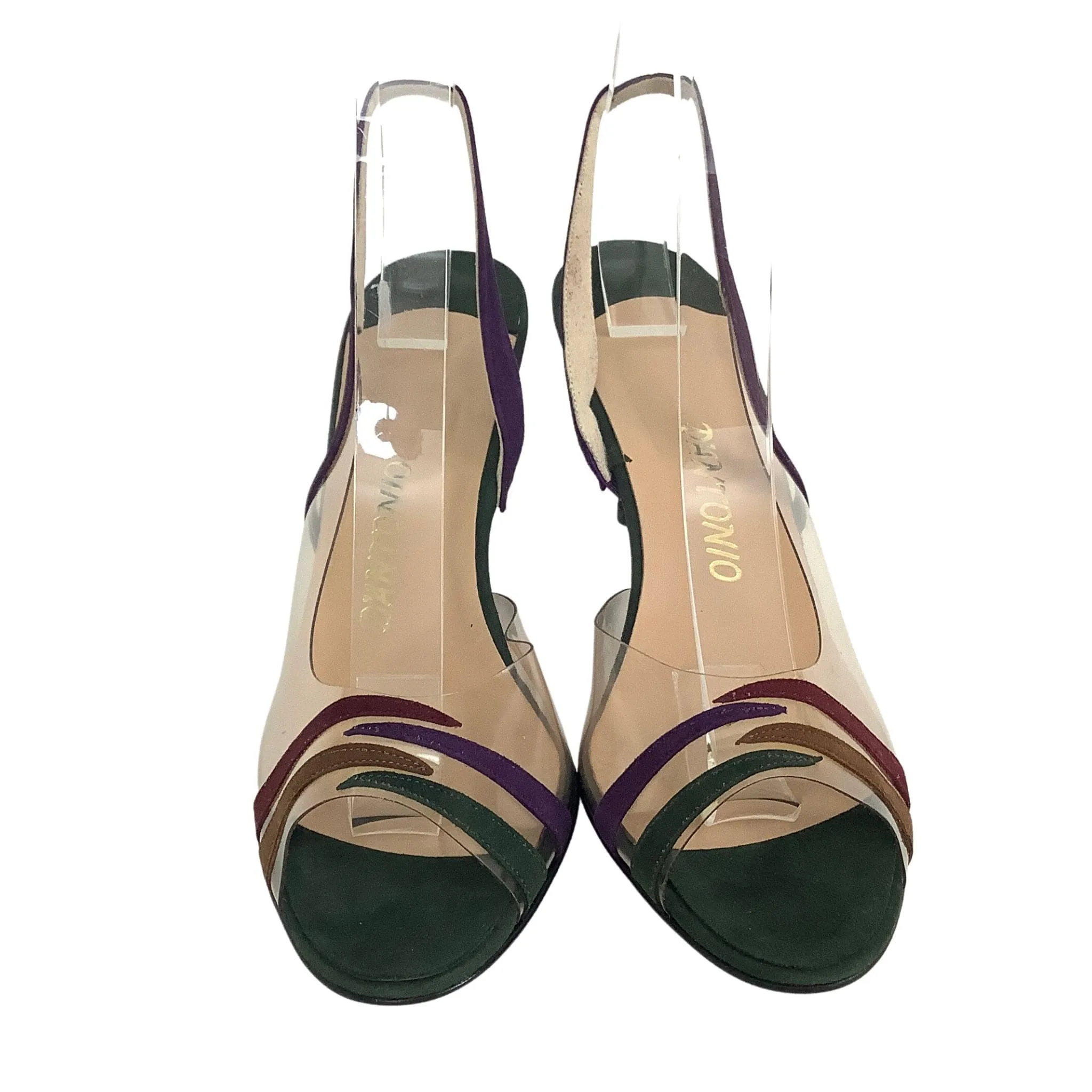Clear Slingback Heels
