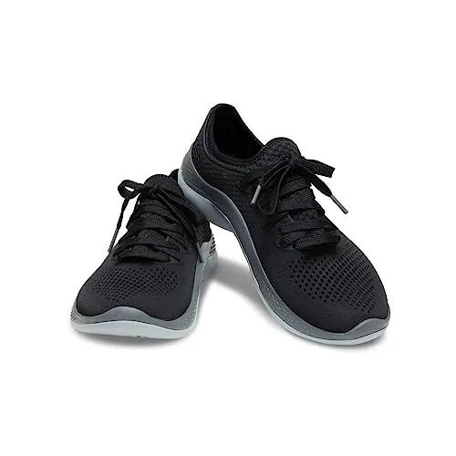 Crocs Men's LiteRide 360 Pacer Sneakers, Black/Slate Grey, 9 Men