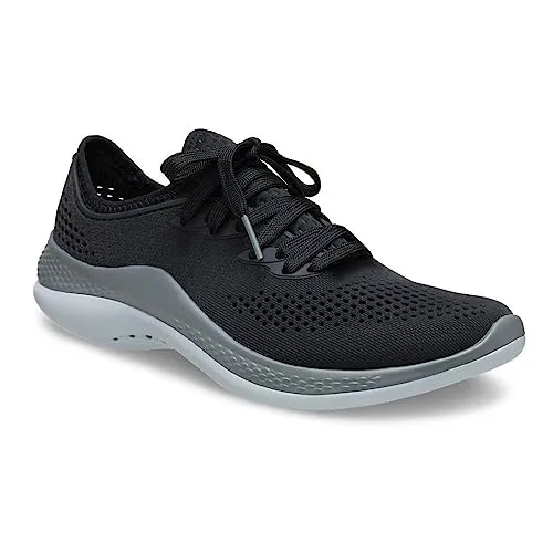 Crocs Men's LiteRide 360 Pacer Sneakers, Black/Slate Grey, 9 Men
