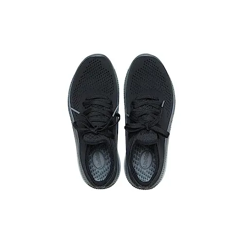 Crocs Men's LiteRide 360 Pacer Sneakers, Black/Slate Grey, 9 Men