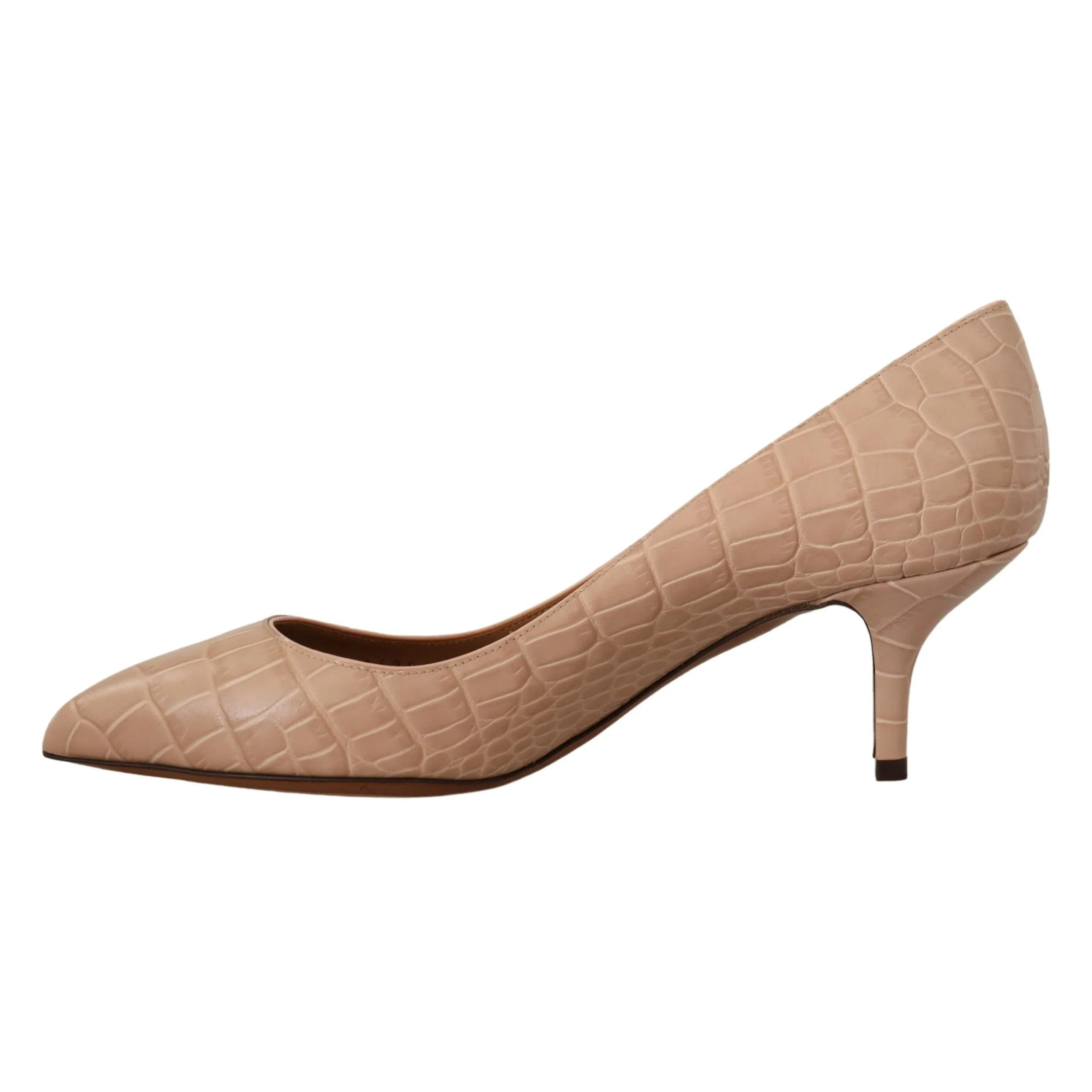 Dolce & Gabbana Elegant Beige Leather Pumps