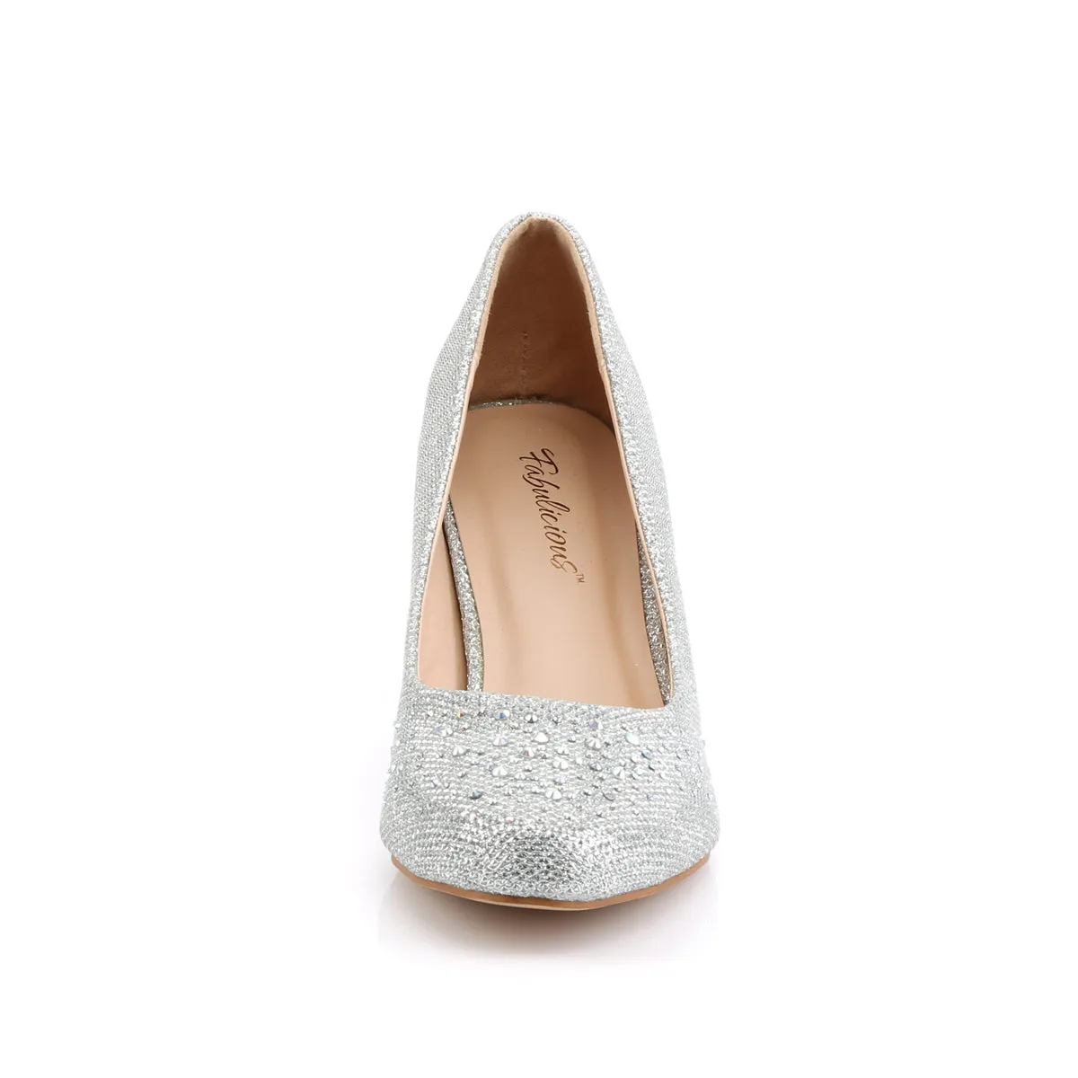 DORIS-06 Fabulicious Silver Glitter Sexy Shoes (High Heels)