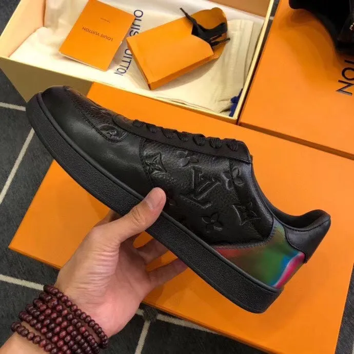 EI -LUV Casual Low Black Sneaker