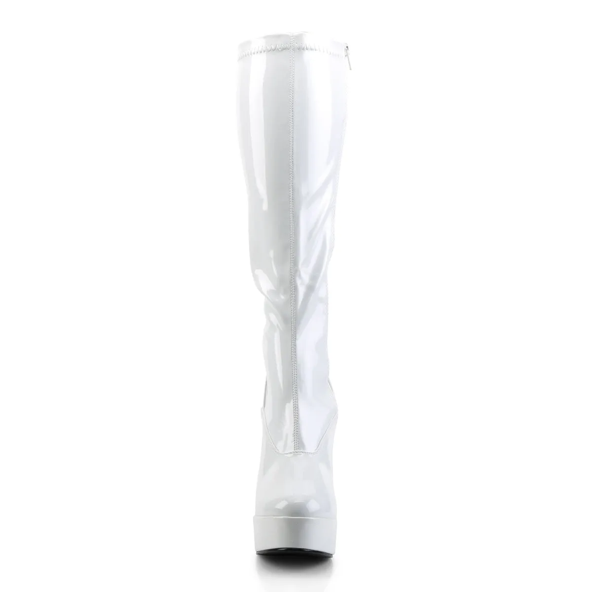 ELECTRA-2000Z Pleaser White Sexy Platform Shoes (Pole Dancing Heels)