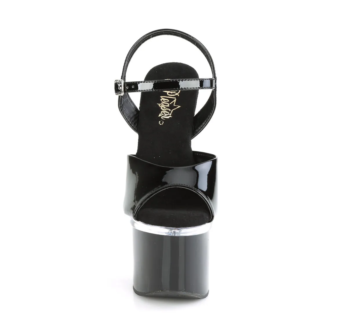 ESTEEM-709 Pleaser Black Patent Sexy Platform Shoes (Pole Dancing Heels)