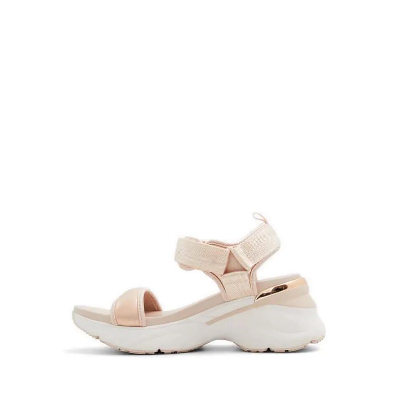 Eulalia Wedge Sandals - Rose Gold
