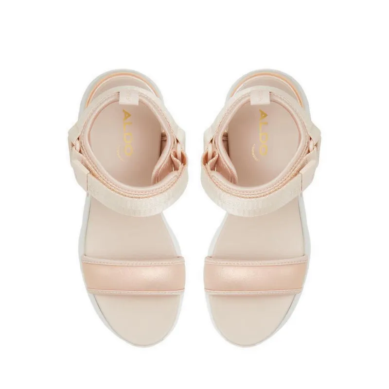 Eulalia Wedge Sandals - Rose Gold