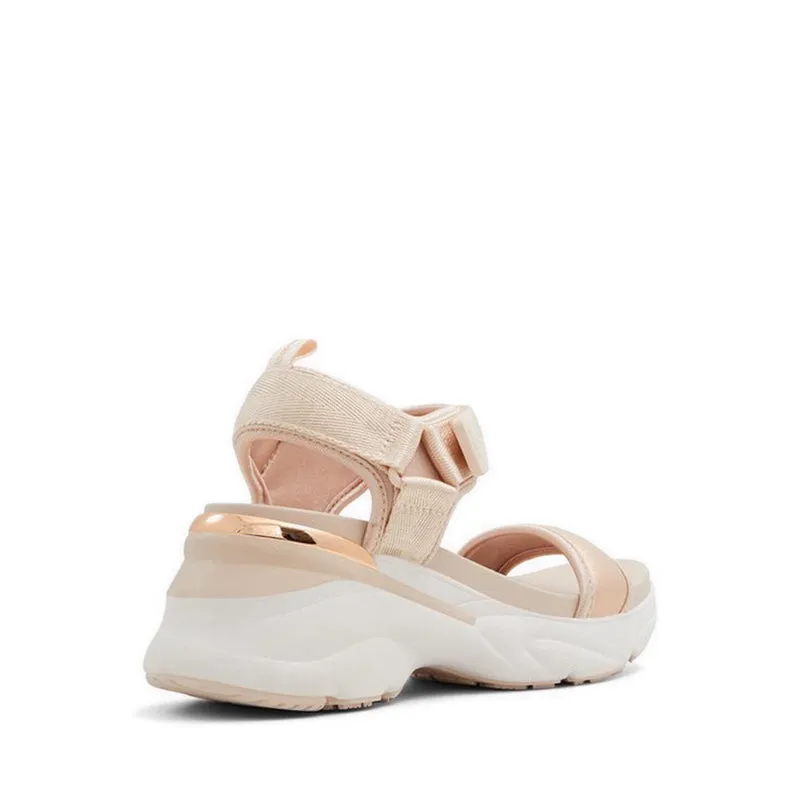 Eulalia Wedge Sandals - Rose Gold