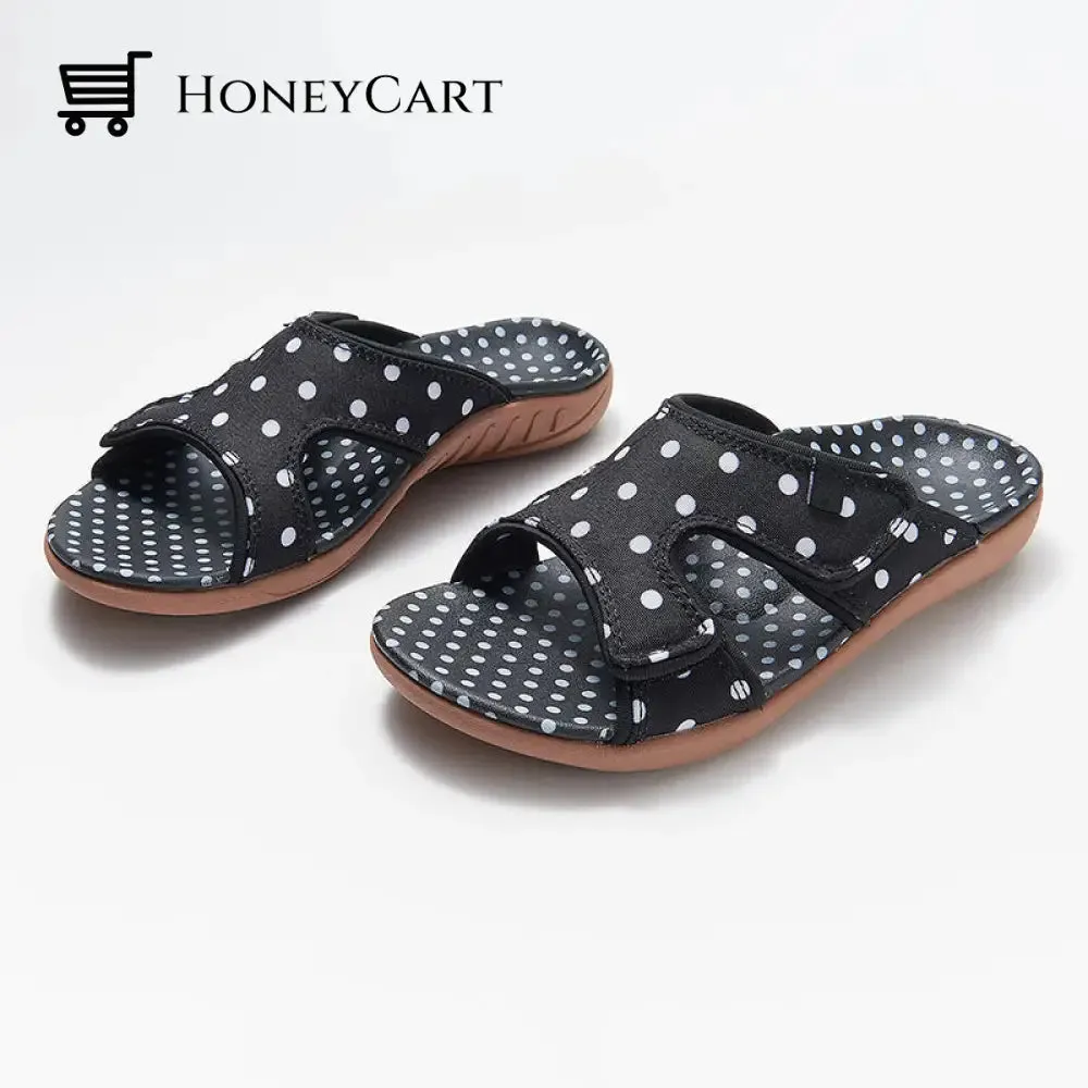 Fashionable Polka Dot Adjustable Sandals