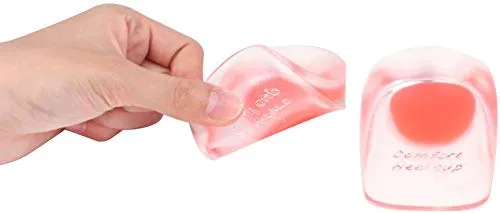 Gel Heel Lift Inserts -0.4 Inches Height Increase Insole, Medical Achilles Tendonitis Pad for Women