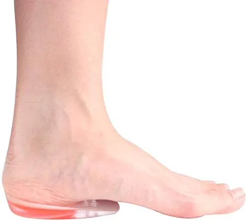 Gel Heel Lift Inserts -0.4 Inches Height Increase Insole, Medical Achilles Tendonitis Pad for Women