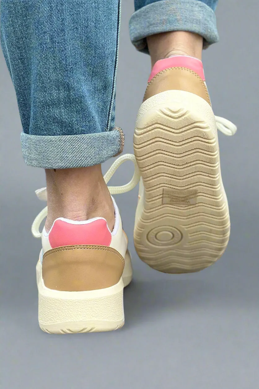 Ivy Platform Sneaker - Multi Tan