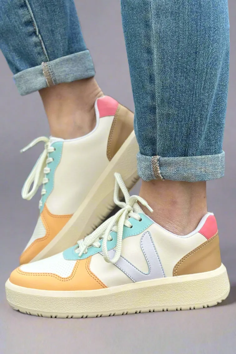 Ivy Platform Sneaker - Multi Tan