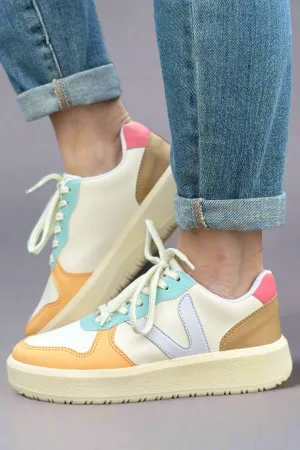 Ivy Platform Sneaker - Multi Tan
