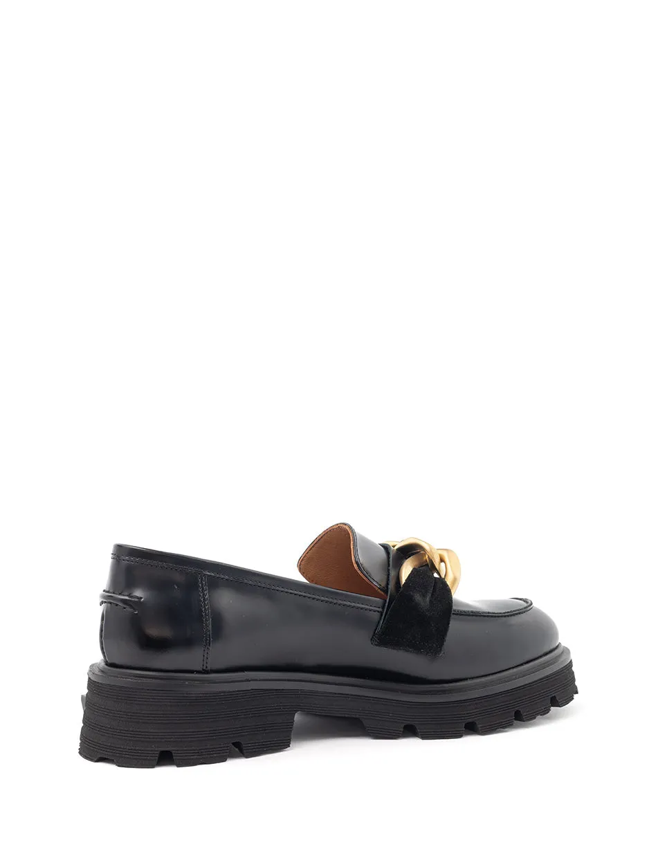 June | Chunky Loafer Zwart