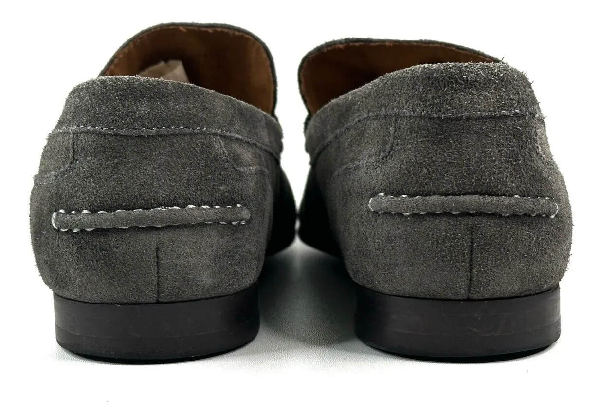 Kenneth Cole Reaction Men's Crespo 2.0 Suede Bit Loafers  Color Dark Grey Size 10