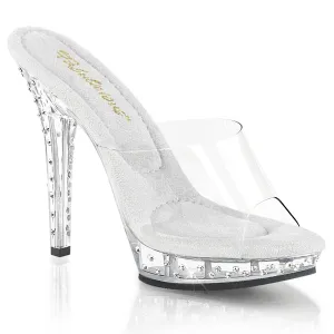 LIP-101SDT Fabulicious 5" Lip Clear Sexy Shoes (Posing Shoes)