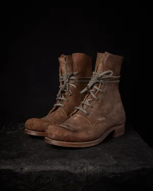 Mens Boots Laced Up with Watertight Tongue - Natural