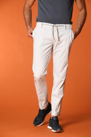 New York Side Elax pantalone chino jogger uomo in cotone pima regular fit
