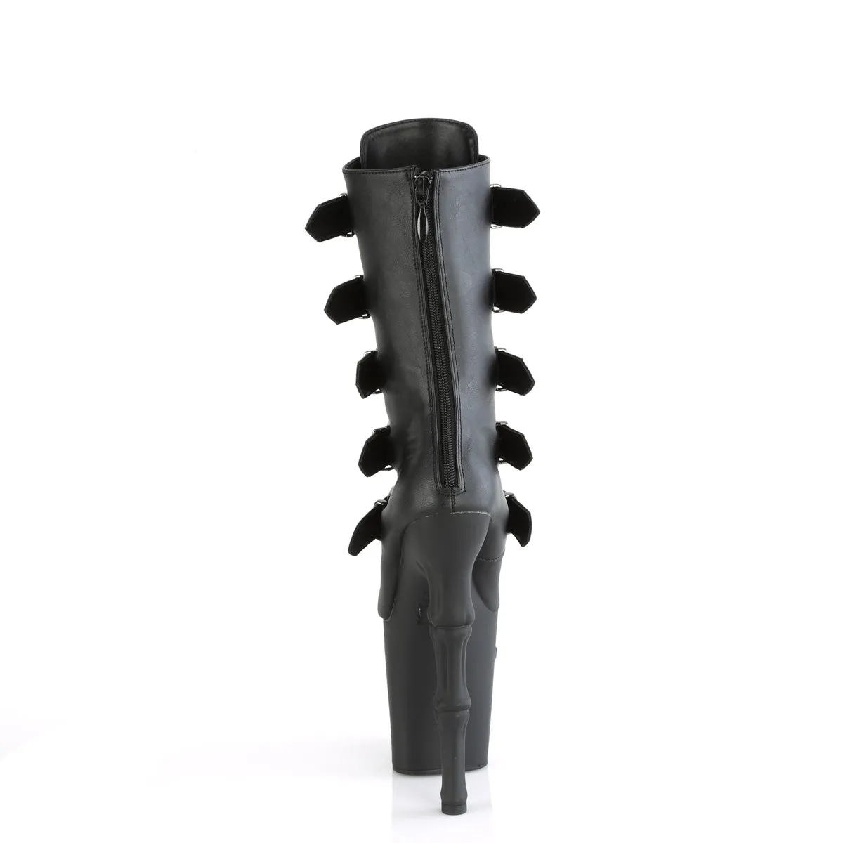 RAPTURE-1052BK Pleaser Black Faux Leather Sexy Platform Shoes (Pole Dancing Heels)
