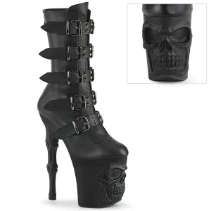 RAPTURE-1052BK Pleaser Black Faux Leather Sexy Platform Shoes (Pole Dancing Heels)