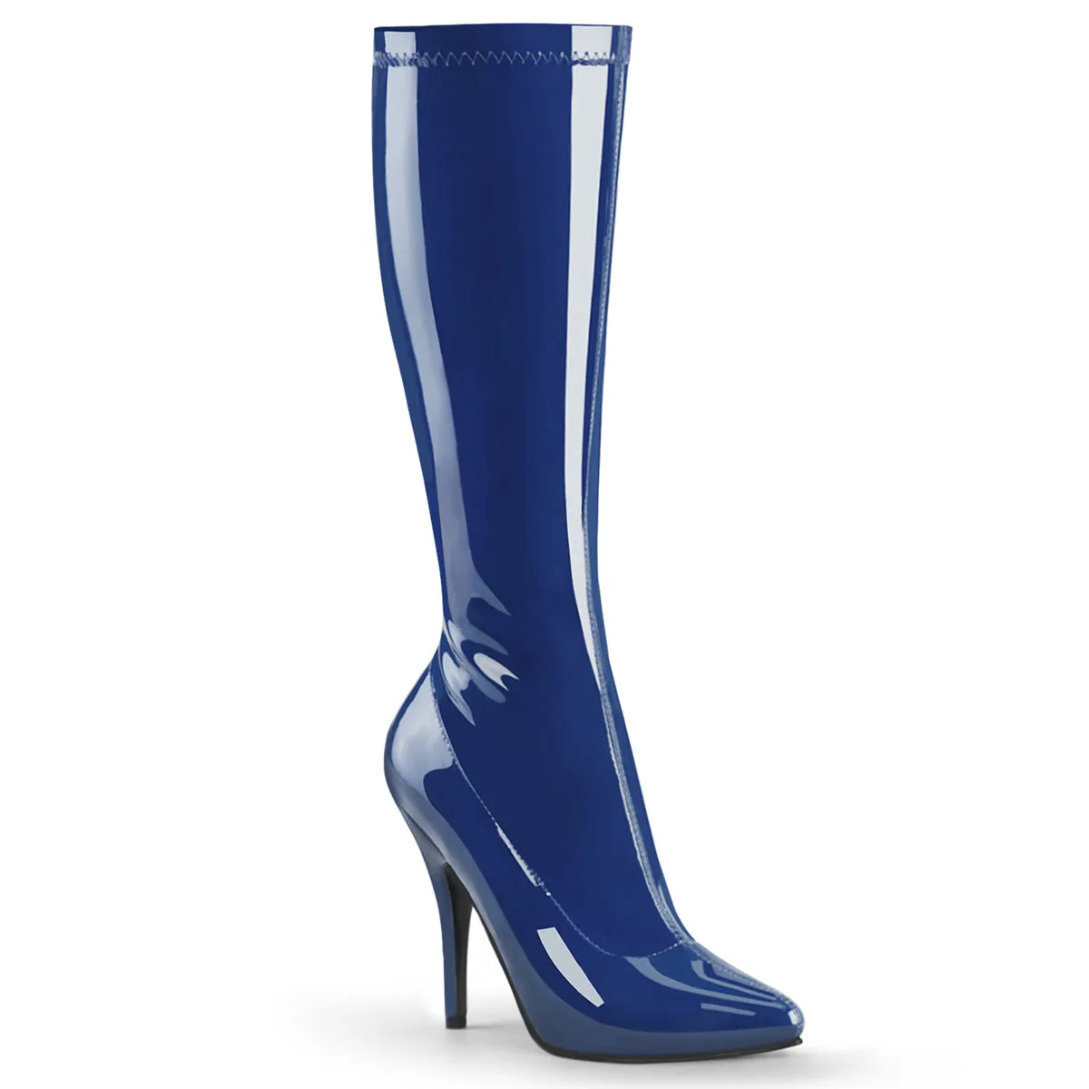 SEDUCE-2000 Pleaser Navy Blue Sexy Platform Shoes (Pole Dancing Heels)