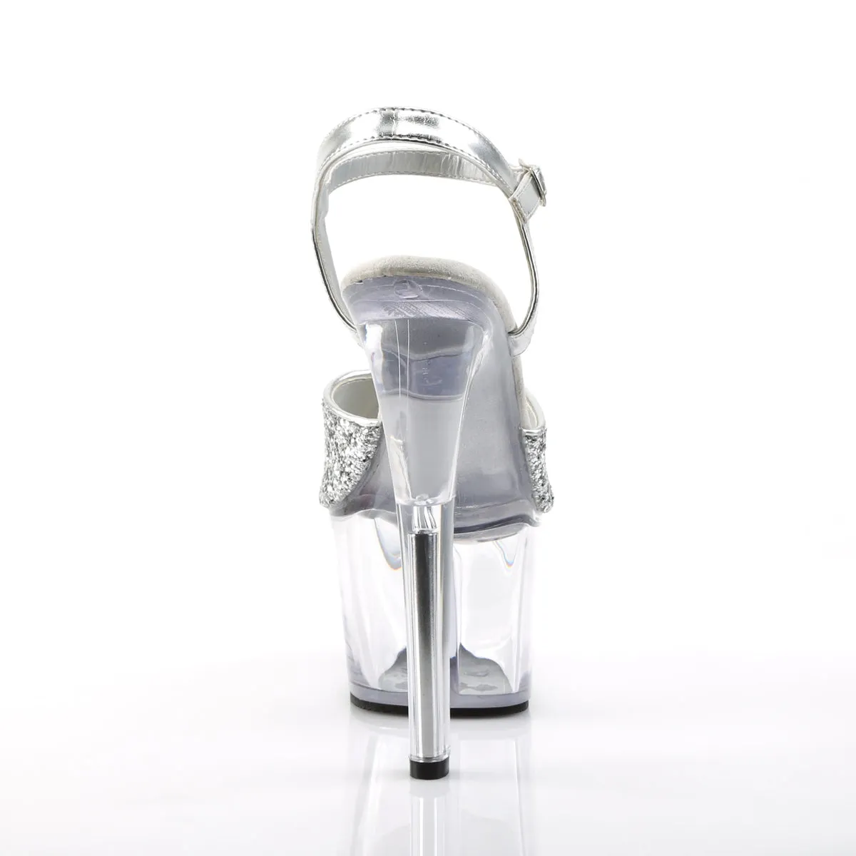 SKY-310 Pleaser Silver Glitter Sexy Platform Shoes (Pole Dancing Heels)