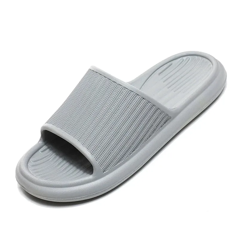 Sohiwoo Men's Sandals Lightweight Beach Home Footwear Man Casual Shoe Indoor  EVA Slides Outdoor Thick Platform Men Women Slippers