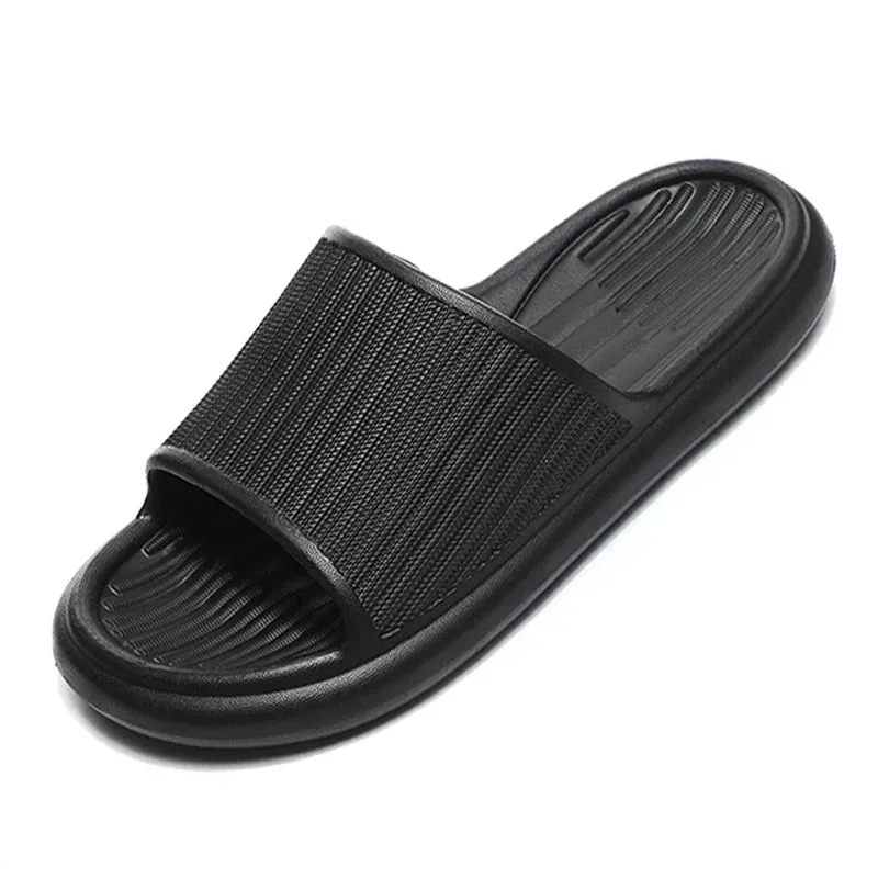 Sohiwoo Men's Sandals Lightweight Beach Home Footwear Man Casual Shoe Indoor  EVA Slides Outdoor Thick Platform Men Women Slippers