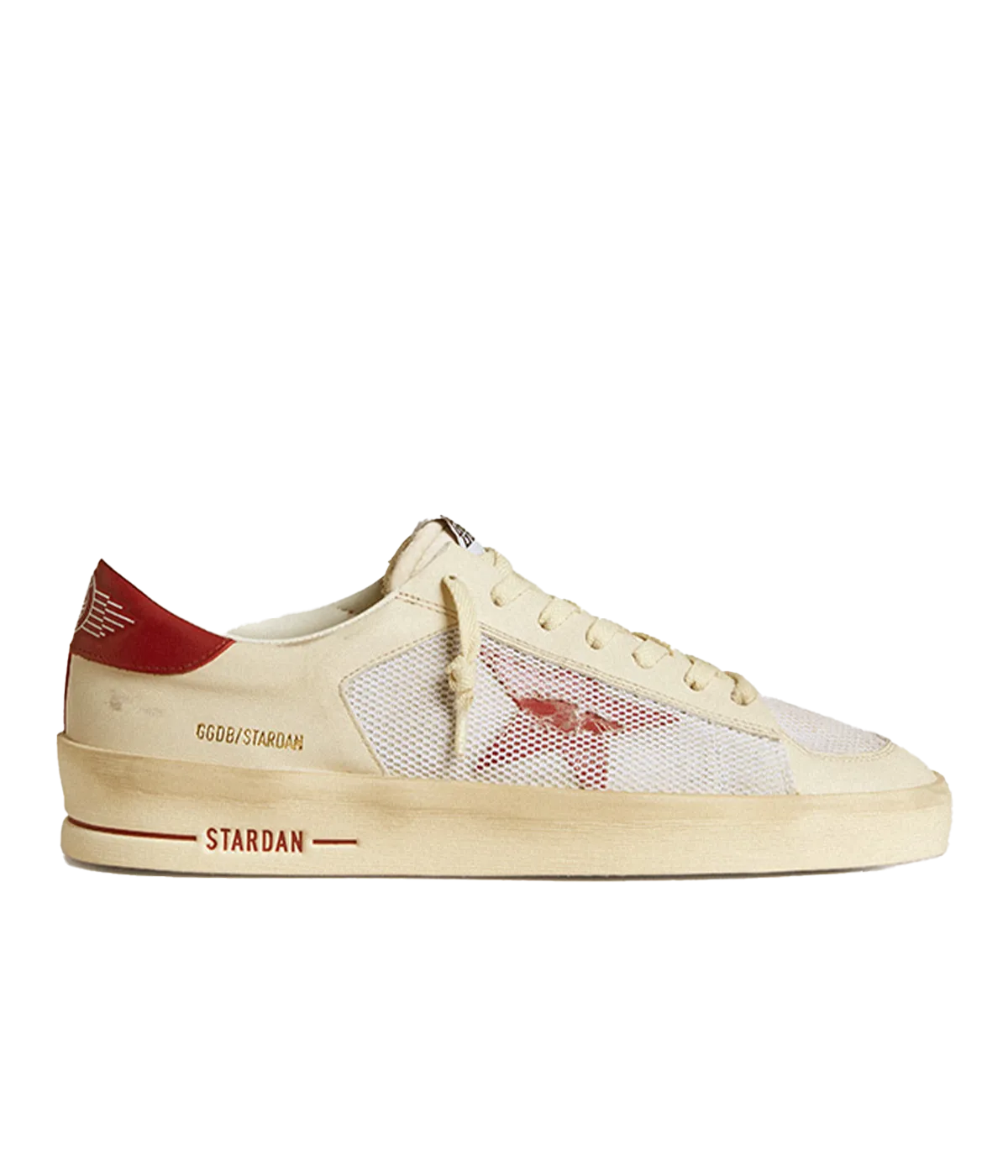 Stardan Sneaker in White and Red