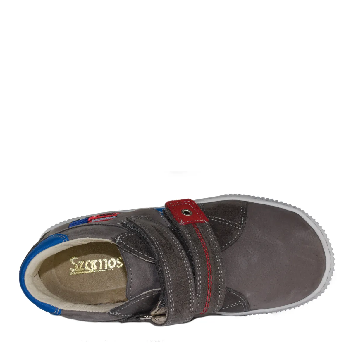 Szamos kid boy sneakers grey with truck decor little kid/big kid size