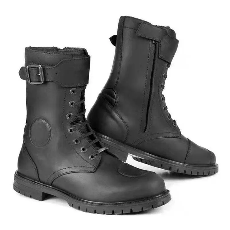 Titan Motorcycle Boots - Rugged Men's Footwear by The Nevermore