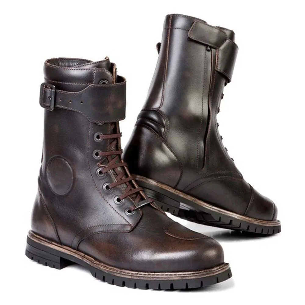 Titan Motorcycle Boots - Rugged Men's Footwear by The Nevermore