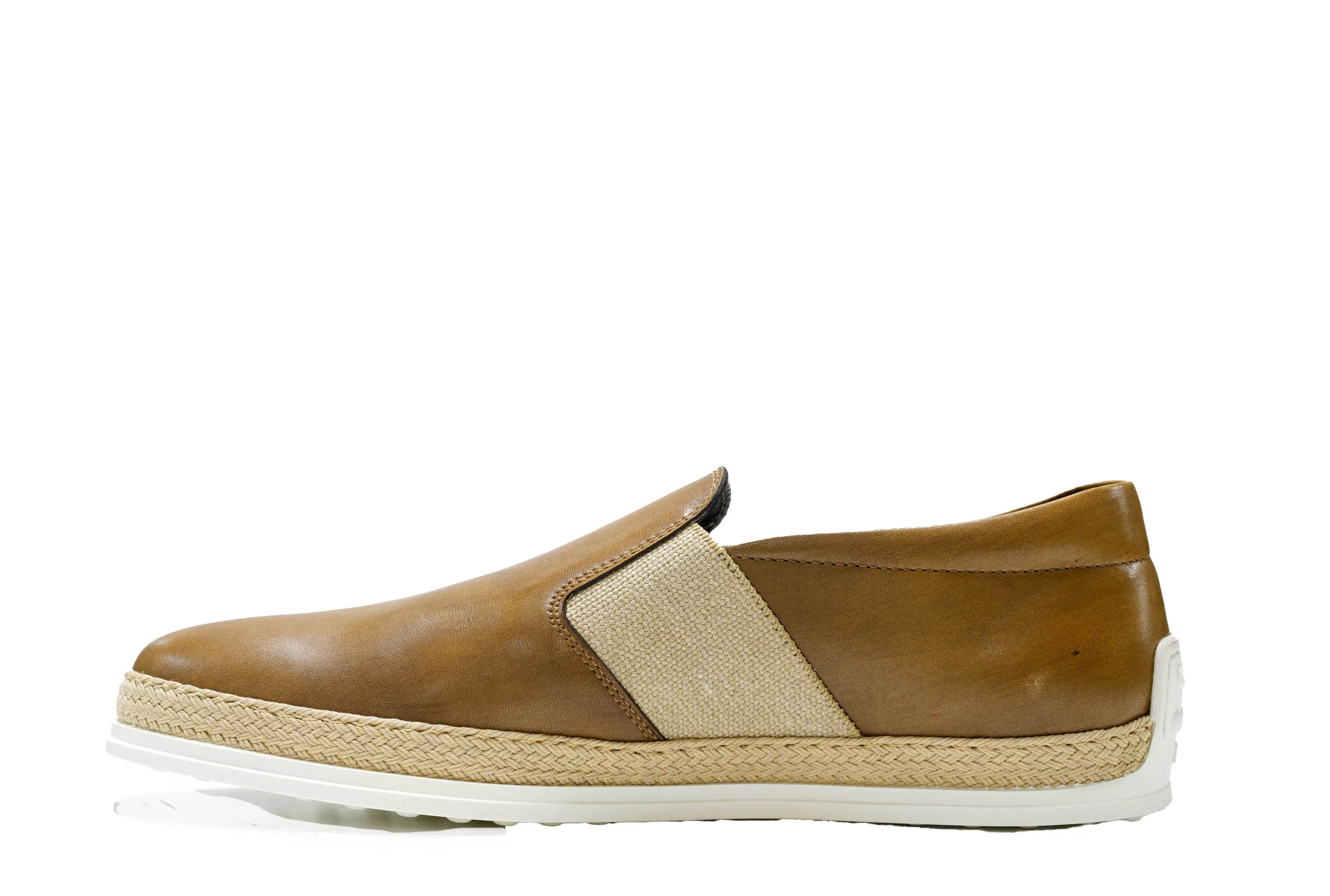 Tod's Men's Camel Rafia Slip On M0TV0V530 50% OFF