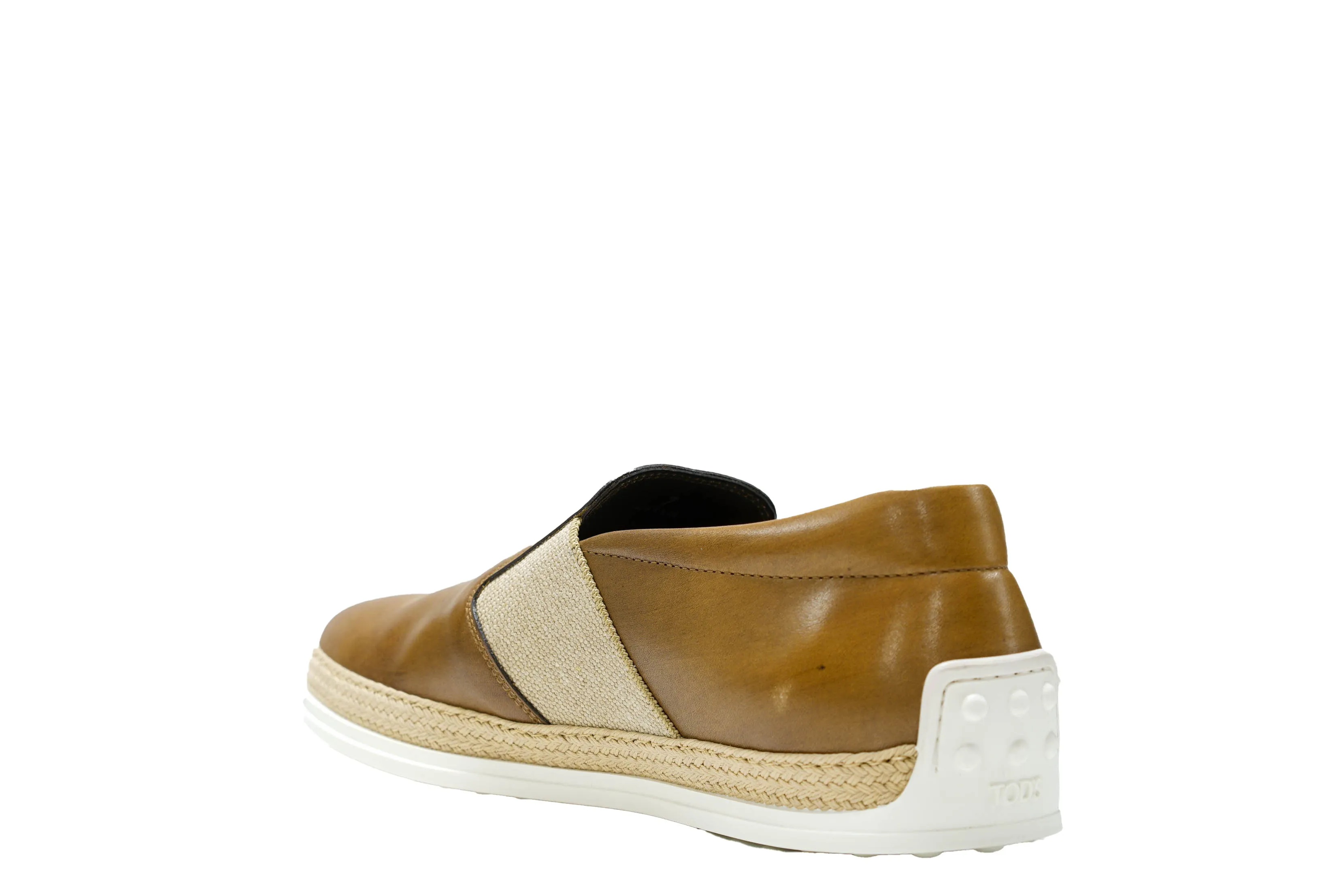Tod's Men's Camel Rafia Slip On M0TV0V530 50% OFF
