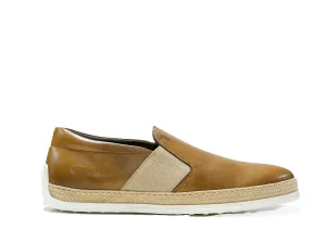Tod's Men's Camel Rafia Slip On M0TV0V530 50% OFF