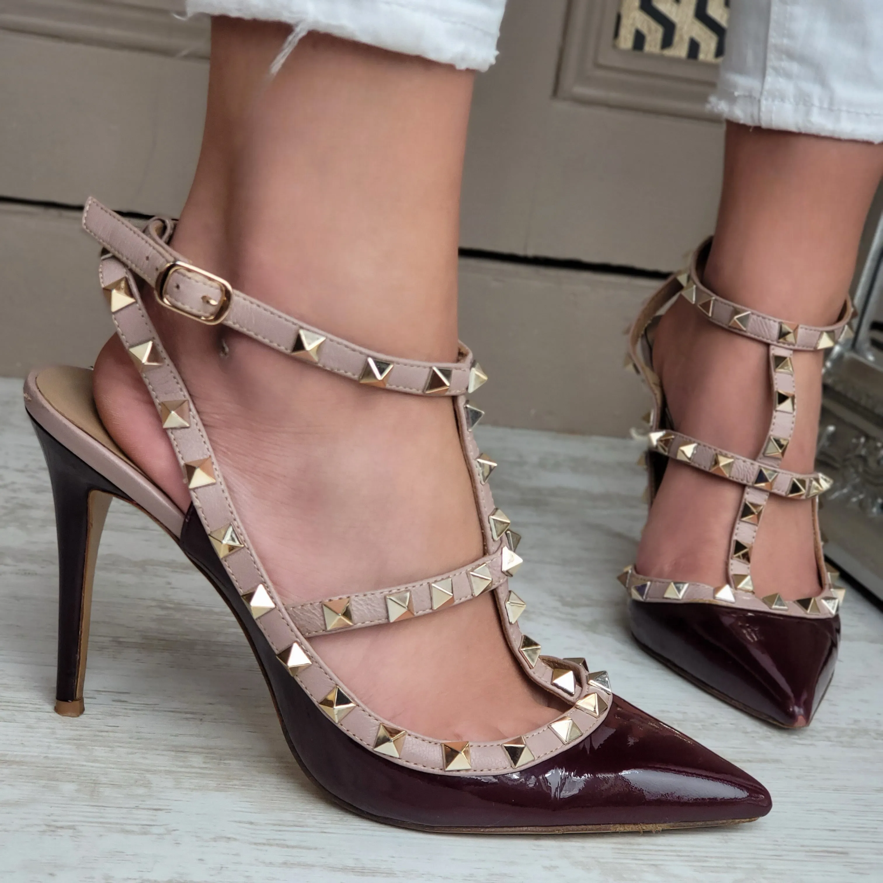 VALENTINO GARAVANI ROCKSTUD PUMPS EU 41/ UK 8