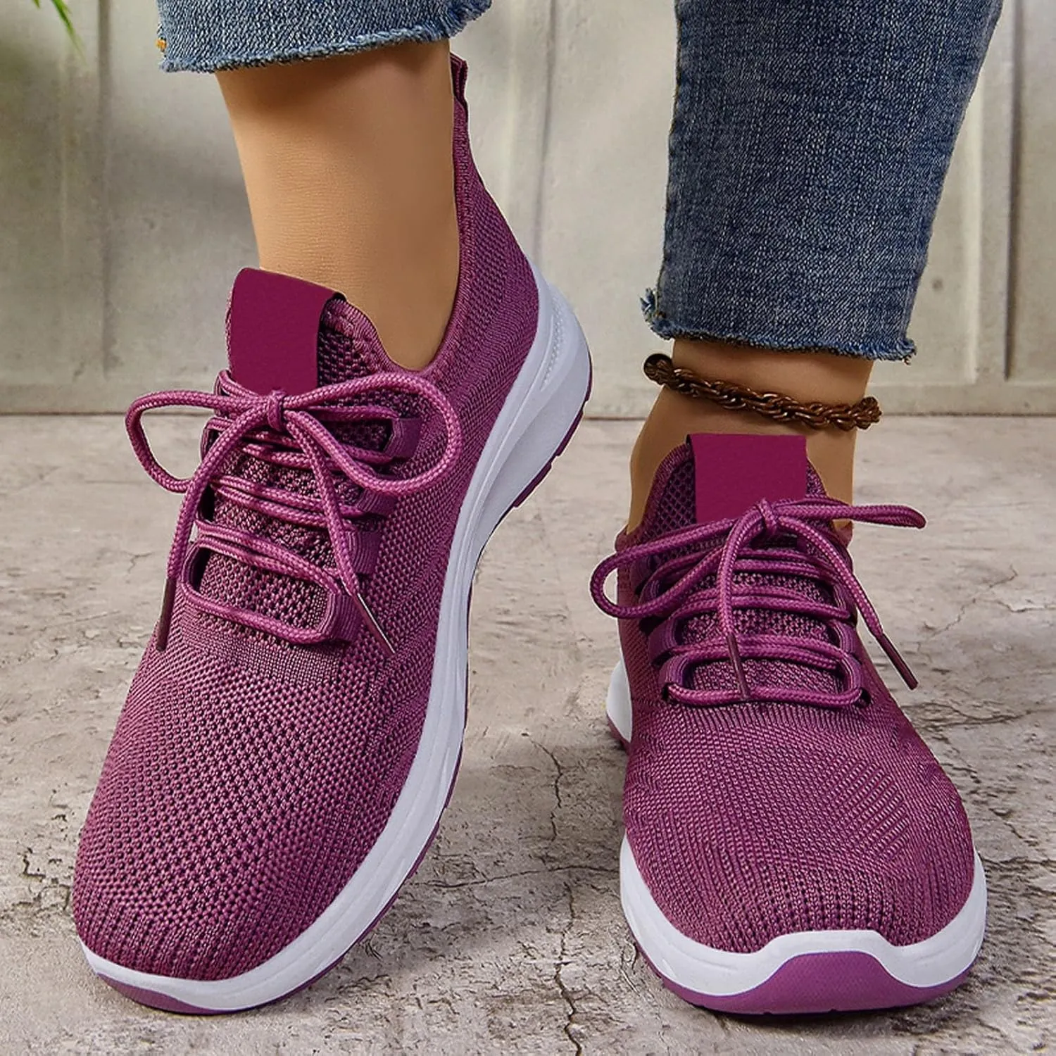 Women's Fashion Pure Color Cloth Casual Sports Shoes Breathable Non Slip Casual Shoes Woman Water Sock